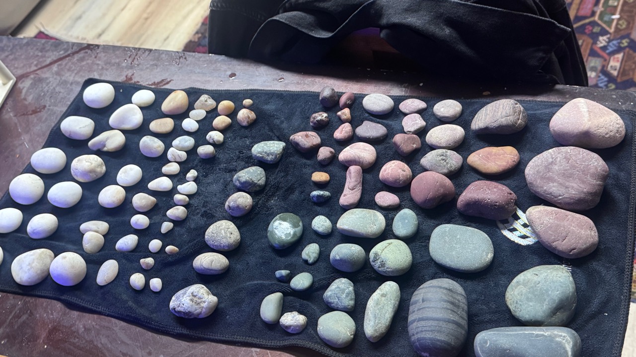 Chilliwack collection, source view 1: the same stones from another angle